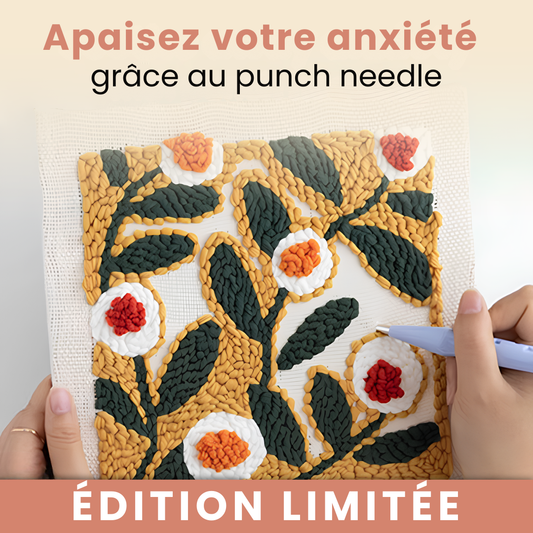 Kit de punch needle avec fils