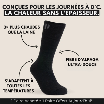 Hynoa | Chaussettes Thermiques en laine d’alpaga