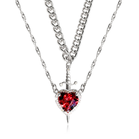 Pendentif "Heart and Sword"